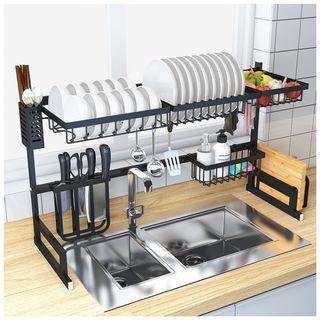 85cm Stainless dish drainer over the sink drying rack