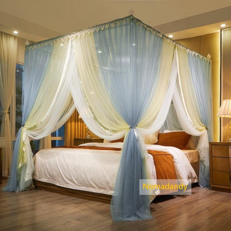 Three door Floor length Mosquito Net Home use Royal Princess Style