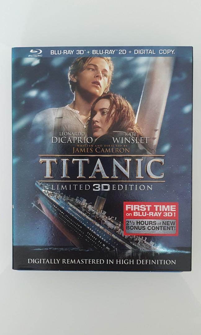 Titanic 3D Blu Ray Limited Edition, Hobbies & Toys, Music & Media, CDs &  DVDs on Carousell