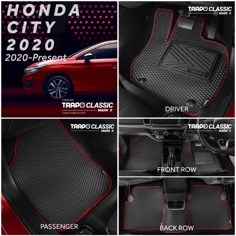 Trapo Classic Mark ll Honda City Car Mat Carpet, Auto Accessories on