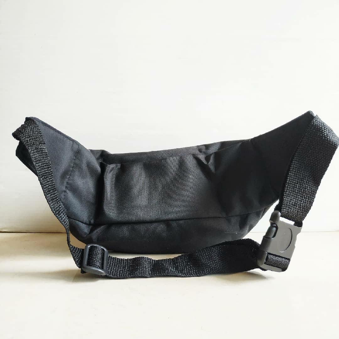 black mesh fanny pack