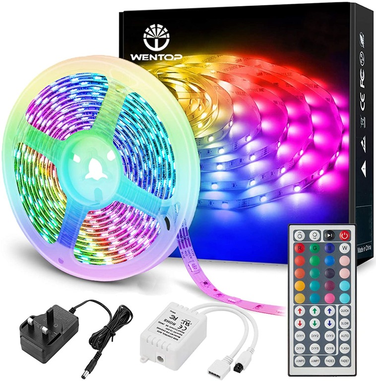 WenTop Led Strip Lights with Remote 5m Led Lights for Bedroom