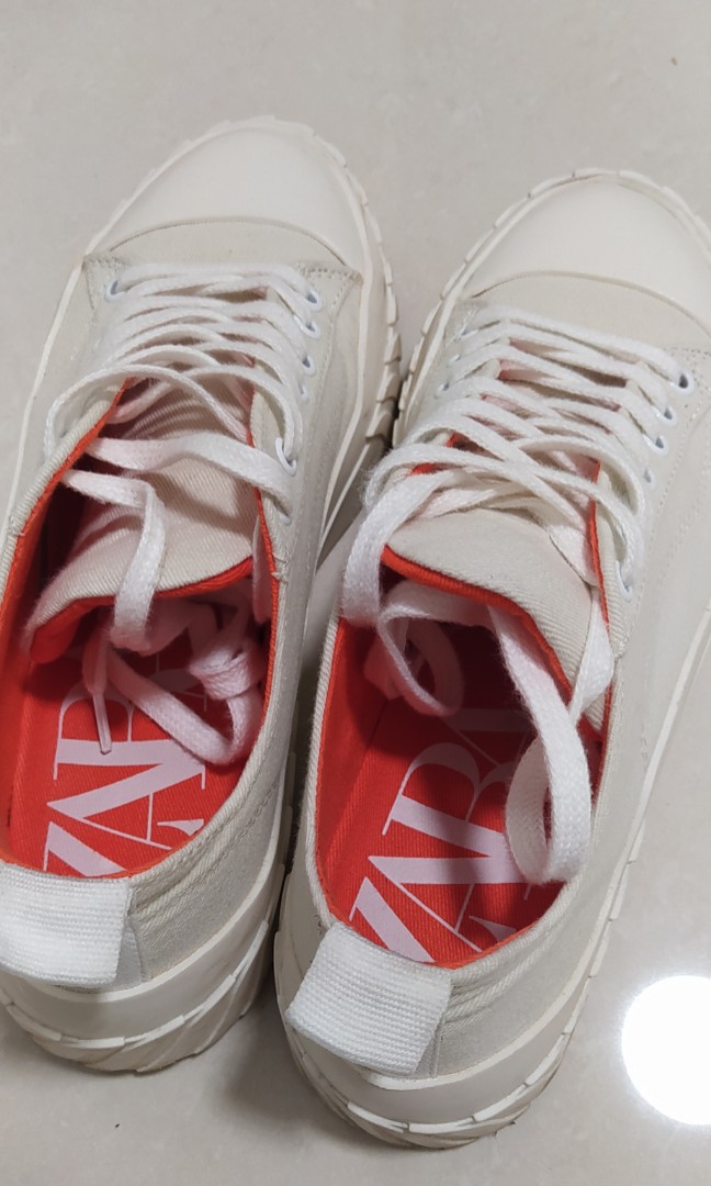 zara canvas sneakers