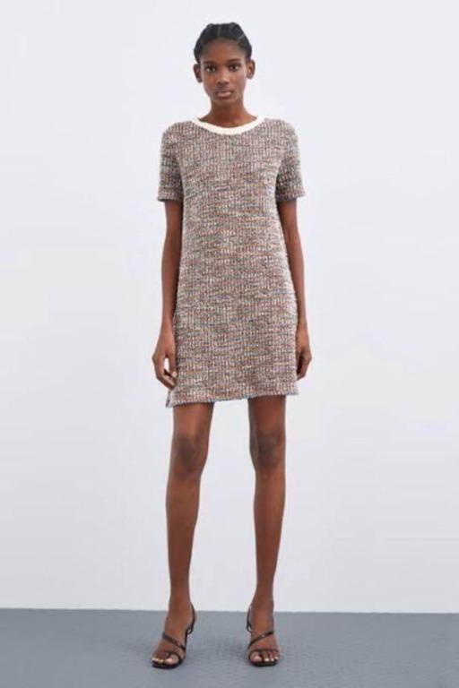 Tweed pearl dress online