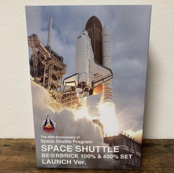 BEARBRICK SPACE SHUTTLE LAUNCH 100% & 400% be@rbrick 太空穿梭機