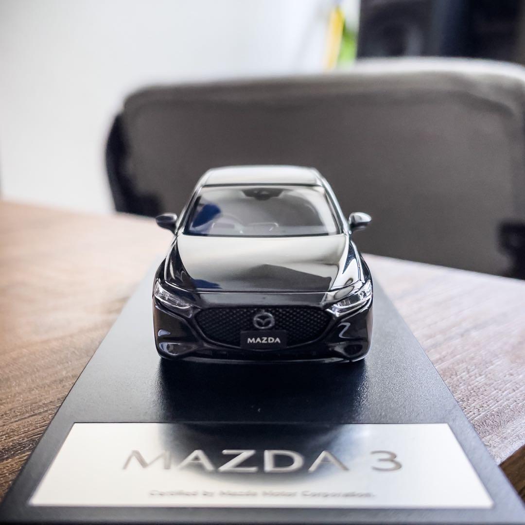 2019 Mazda 3 Hatchback Jet Black Mica 1 43 Diecast Car Model
