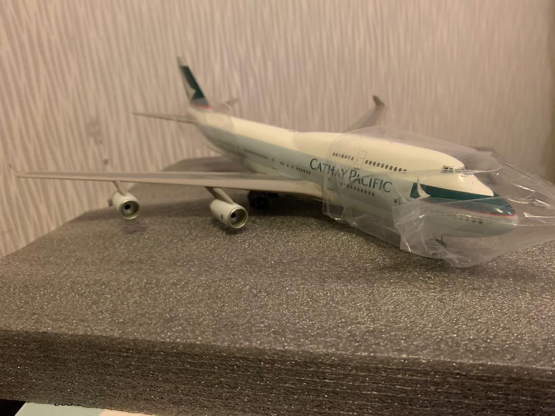 絕版CXitement 國泰航空B747-400 1:200 飛機模型Cathay Pacific B747 