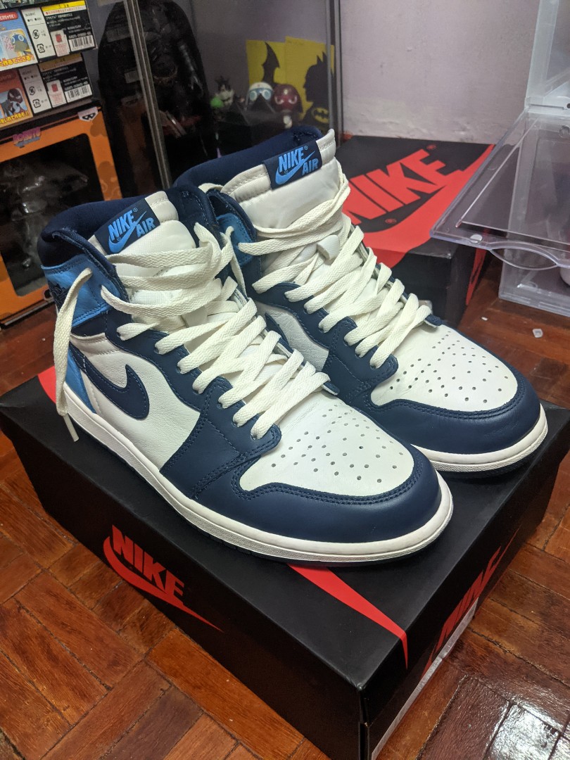Air Jordan 1 High Obsidian UNC Men s Fashion Footwear Sneakers