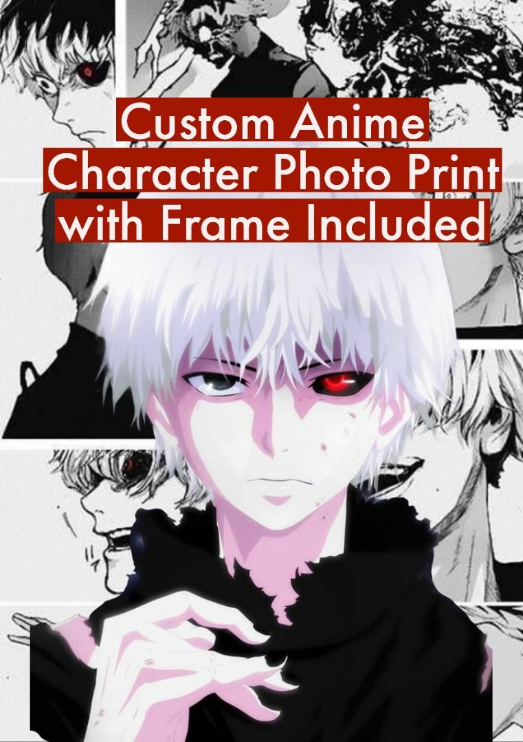 Anime Character Customized Print Frame Included Design Craft Art Prints On Carousell