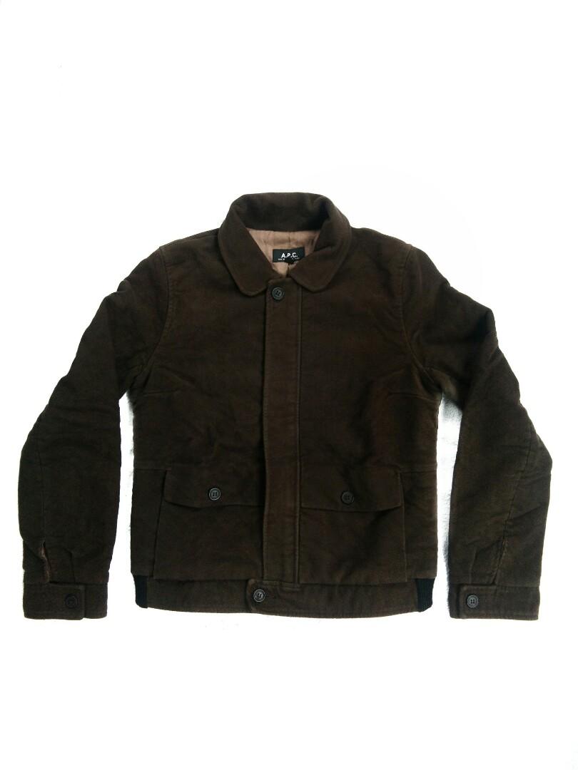 Apc online suede jacket