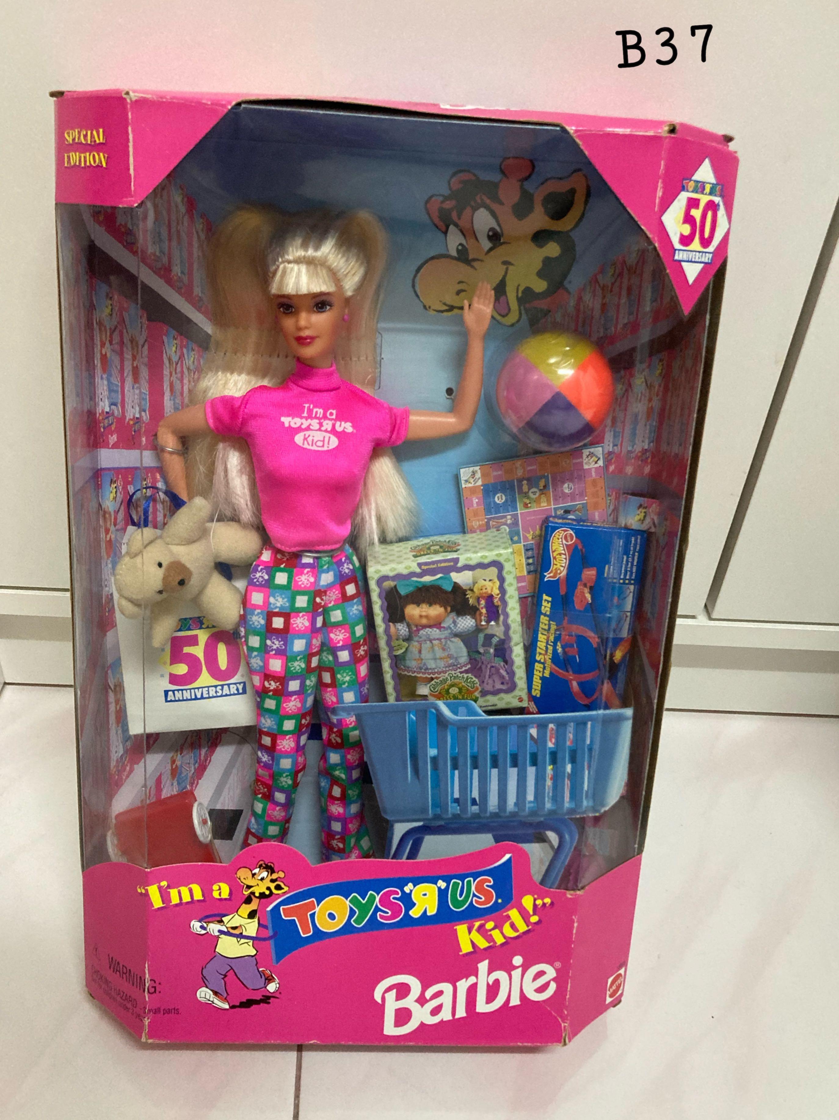B37 Free Shipping Special Raya Barbie Doll Toys R Us 50th Anniversary Special Edition