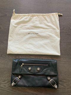 Balenciaga City Giant Studs Envelope Clutch