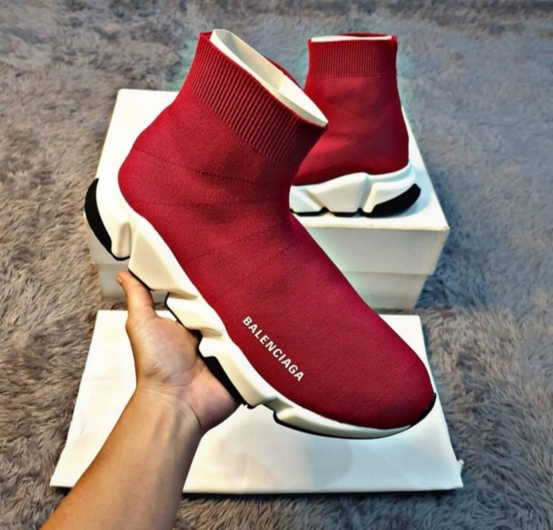 Balenciaga speed trainer marron discount