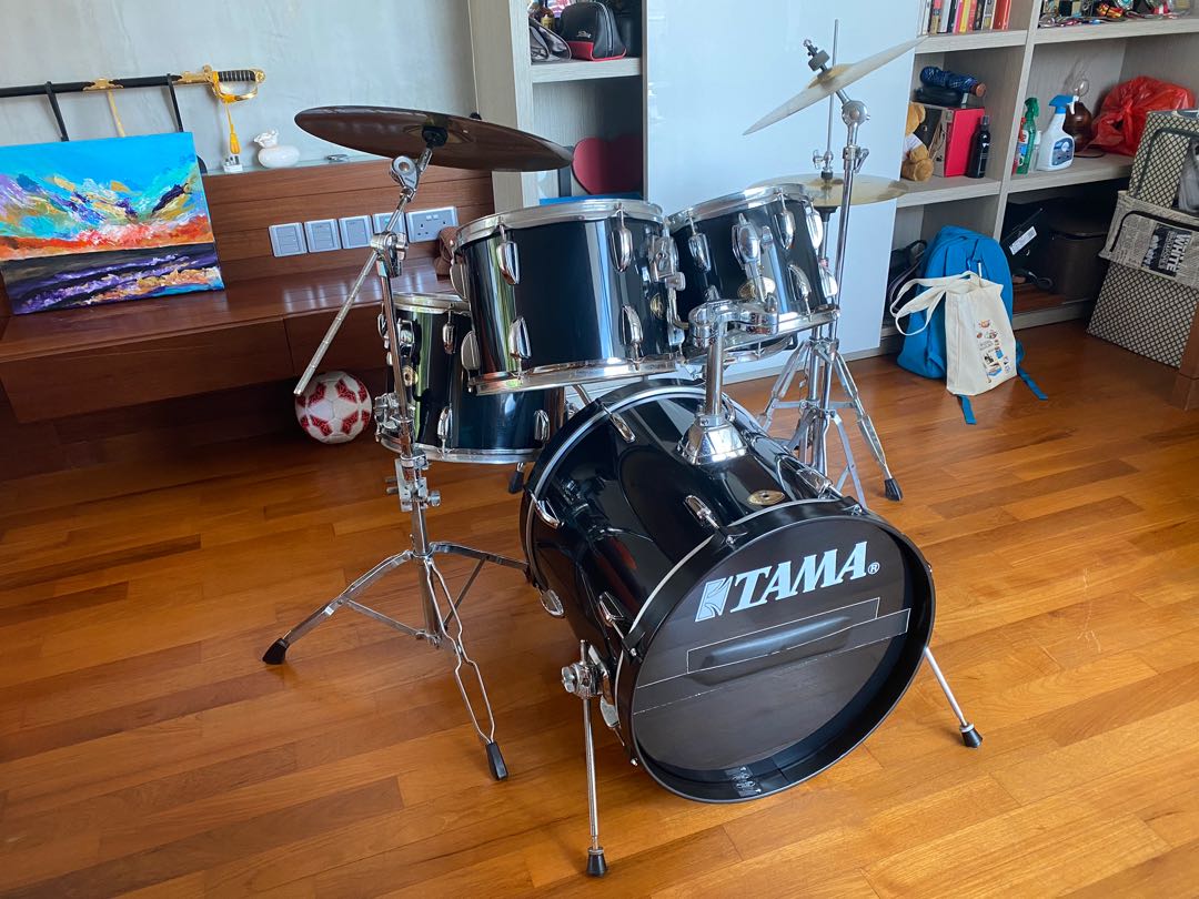 Beginner cheap Drum Set, Hobbies & Toys, Music & Media, Musical
