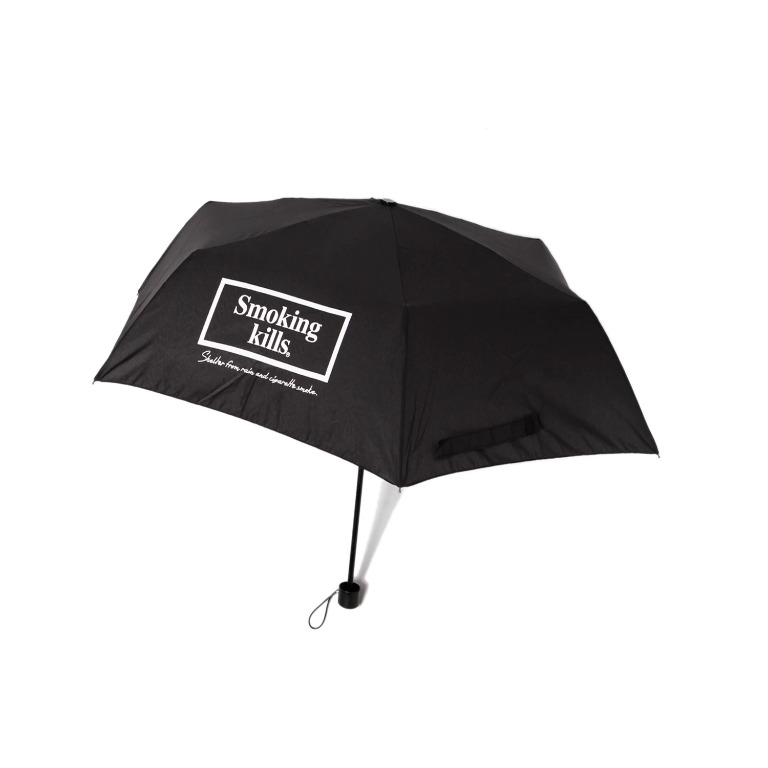 *BNWT* FR2 Fxxking Rabbits Smoking kills Folding Umbrella FRA143 Black, Hobbies & Toys, Travel