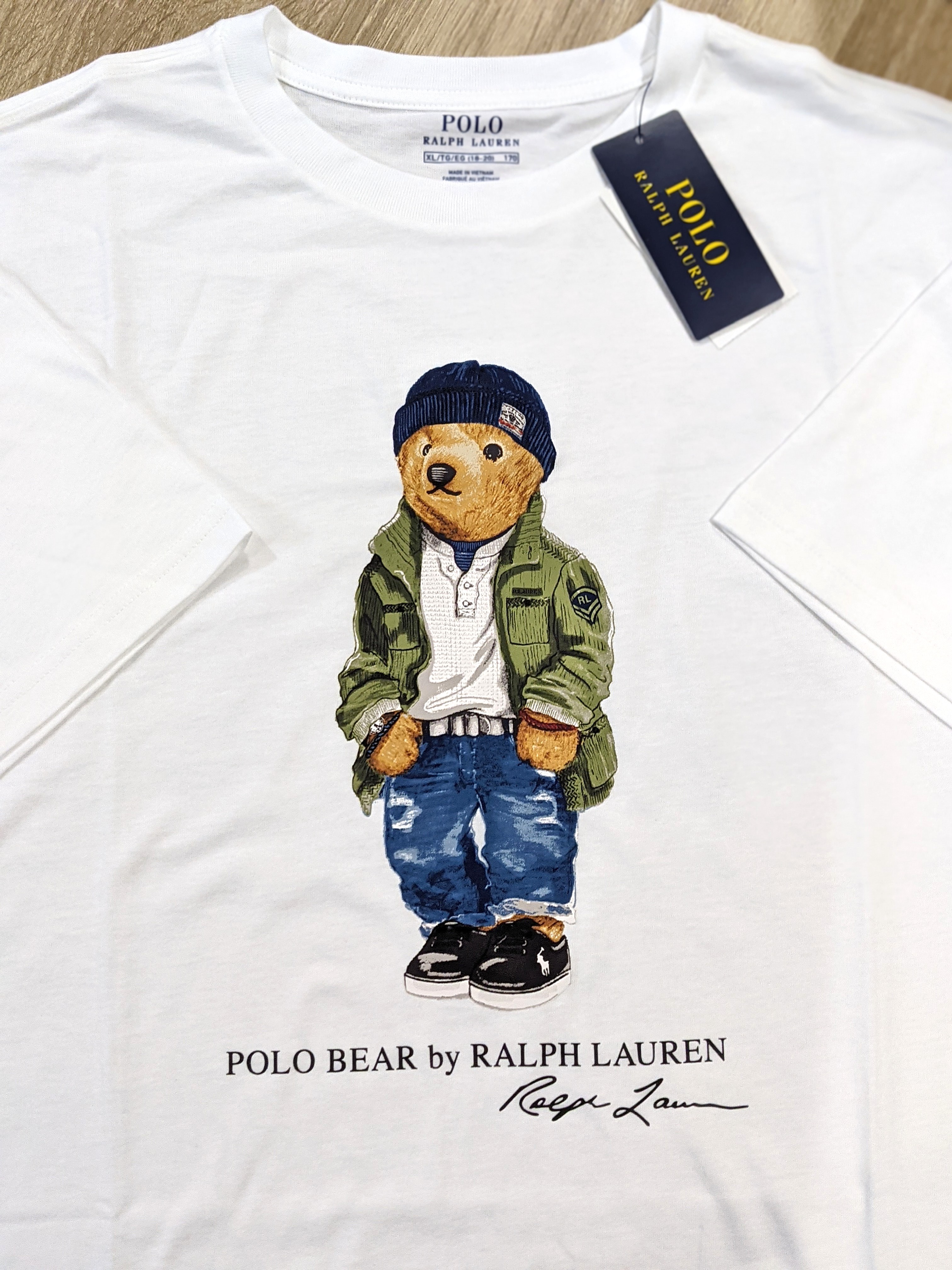 Polo by Ralph Lauren, Shirts, Mens Polo Teddy Bear T Shirt Size Mlxl