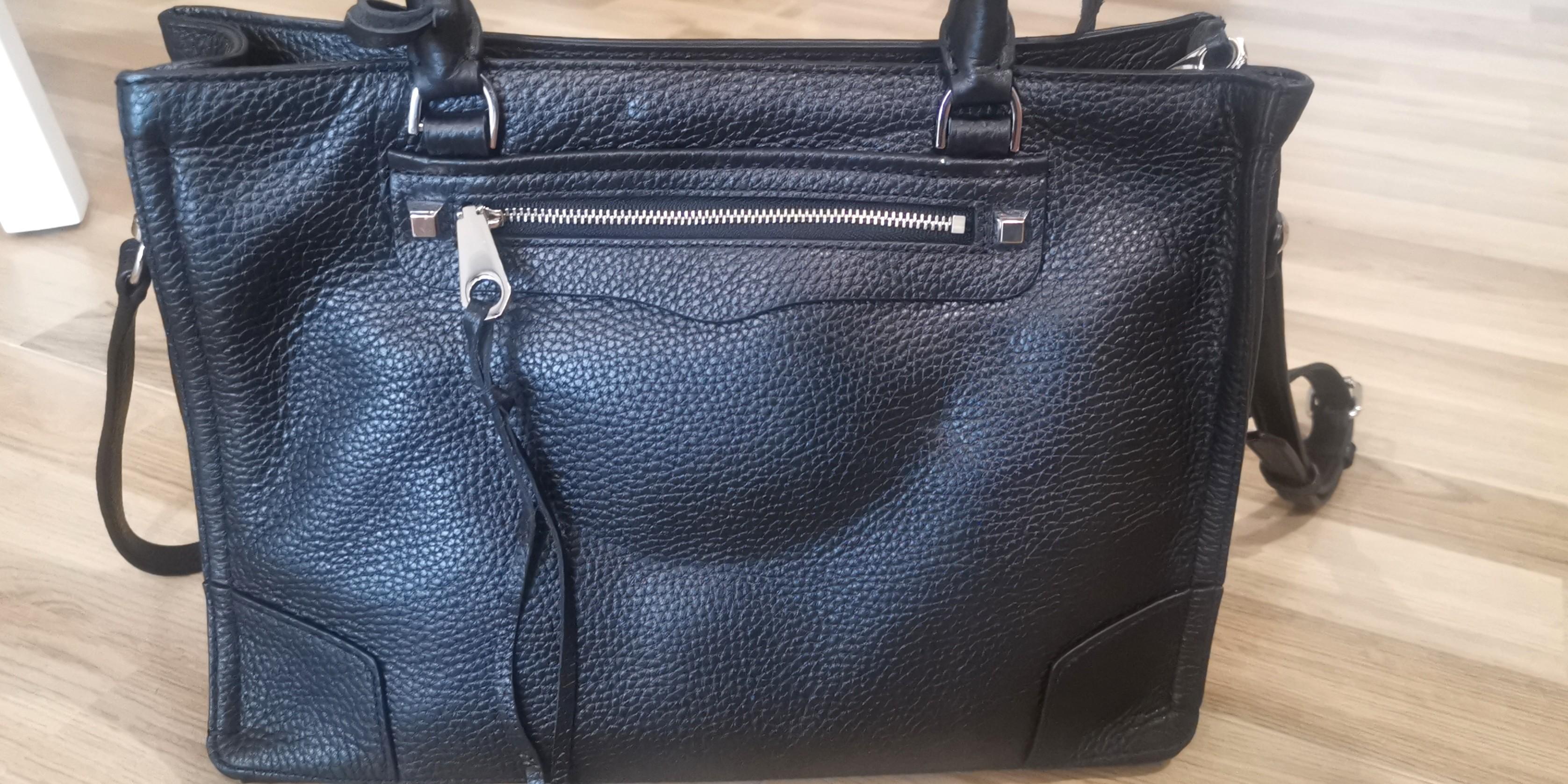 Regan satchel tote discount black