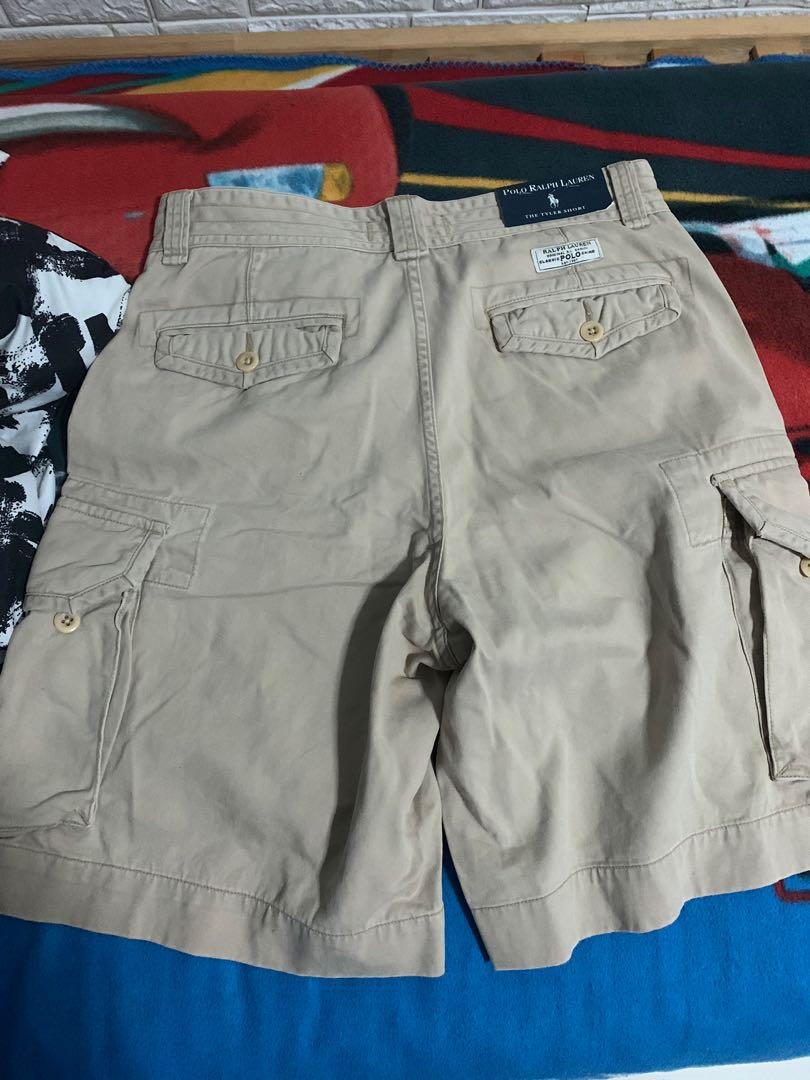 Polo ralph lauren short pant seluar pendek six pocket 6 pockets carduroy  cargo polo rl, Men's Fashion, Bottoms, Shorts on Carousell