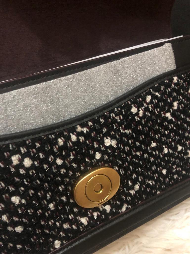 Coach Tabby Tweed Shoulder Bag Luxury Bags Wallets on Carousell