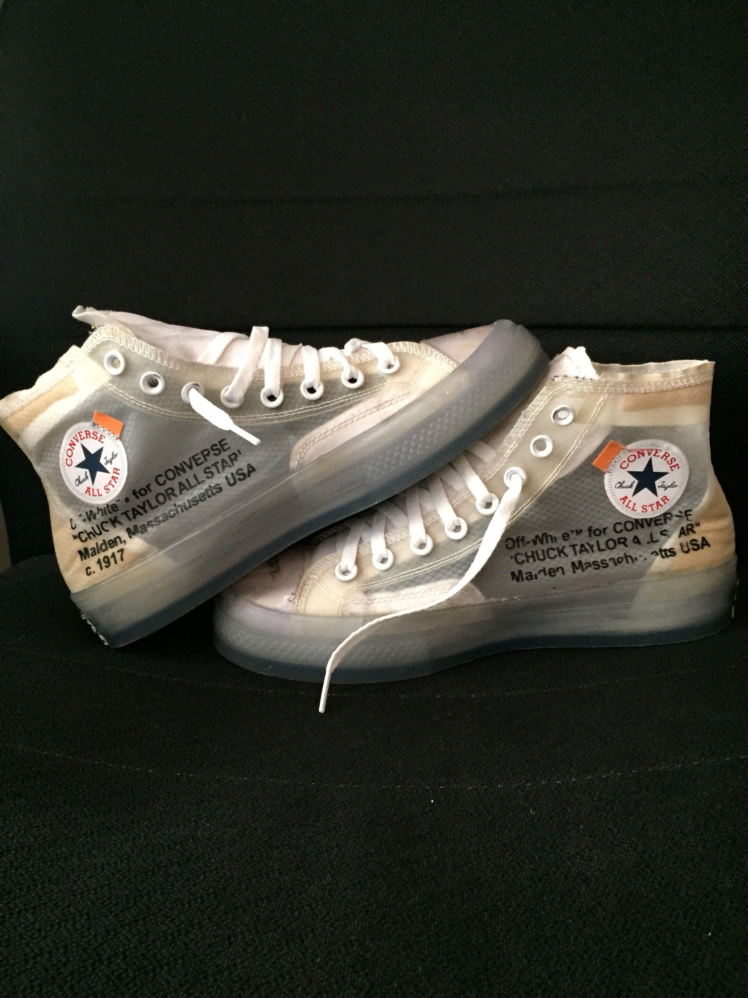 Converse chuck taylor offwhite sample Men s Fashion Footwear