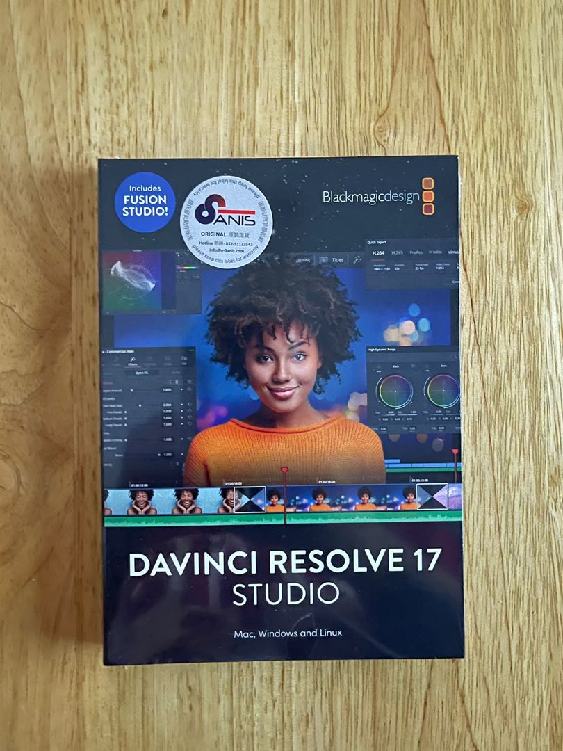 DAVINCI RESOLVE 17 STUDIO, 攝影器材, 攝影配件, 燈光及Studio設備