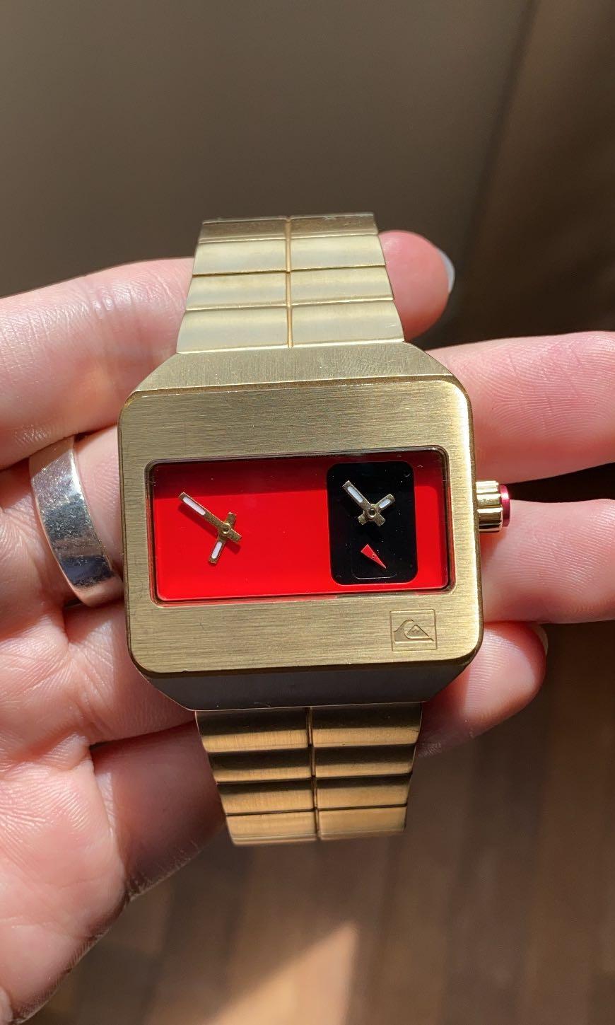 Rare Vintage gold watch quicksilver