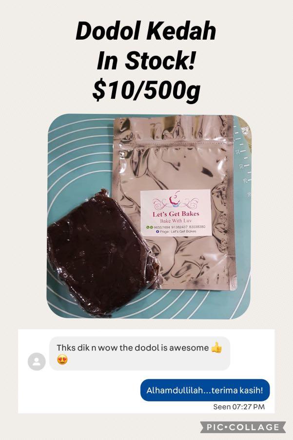 Dodol Kedah In Syaa Allah Lembut Food Drinks Packaged Instant Food On Carousell