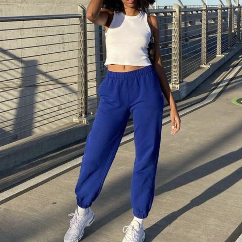 Royal blue on sale joggers womens