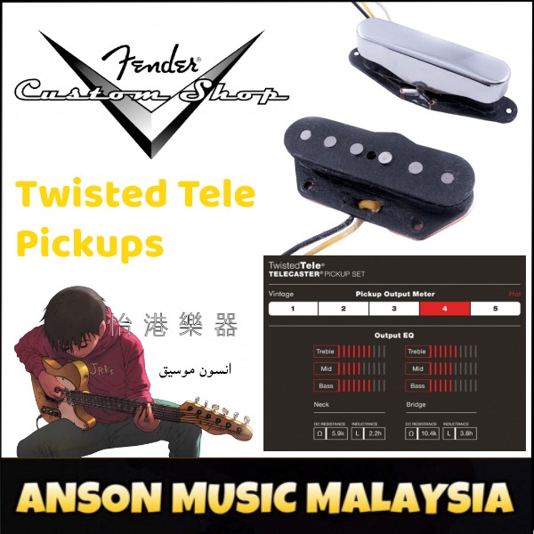 Fender twisted cheap telecaster pickups