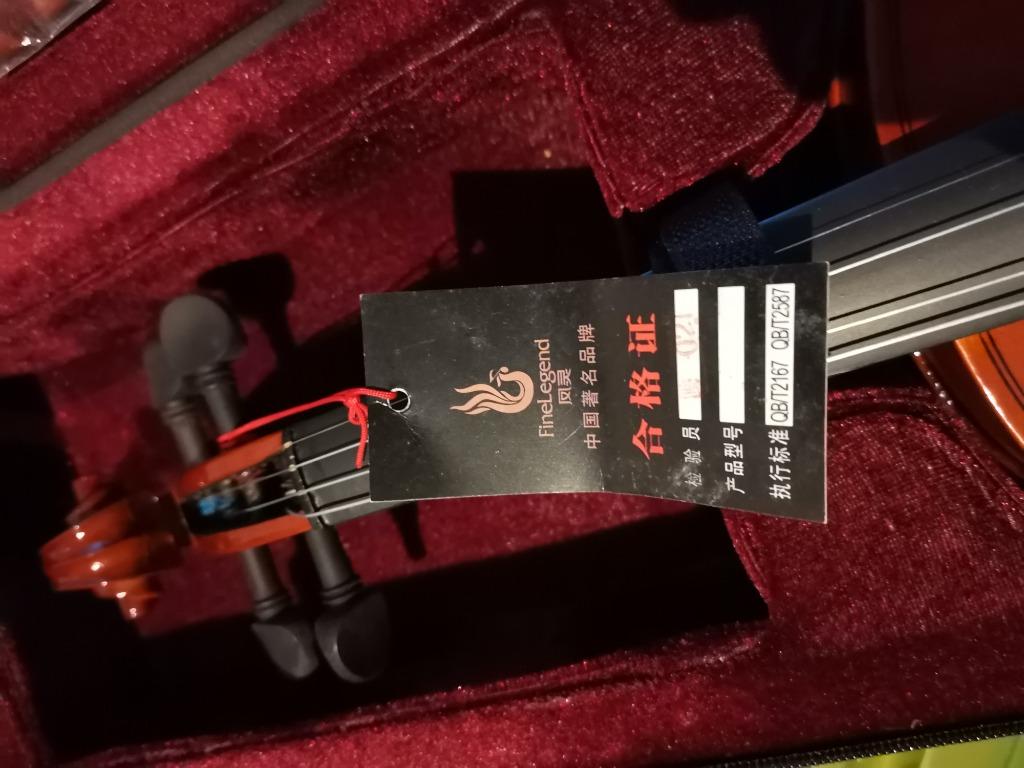 Fine Legend Brand 4/4 Violin Full Set, Music & Media, Music Instruments