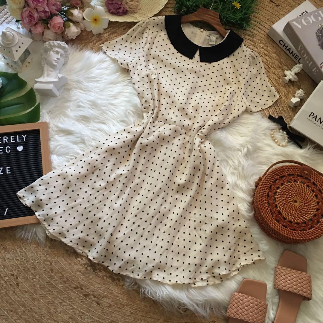 forever 21 polka dot mini dress Plus Size Polka Dot Mini Skirt WHITE/MULTI / 1X