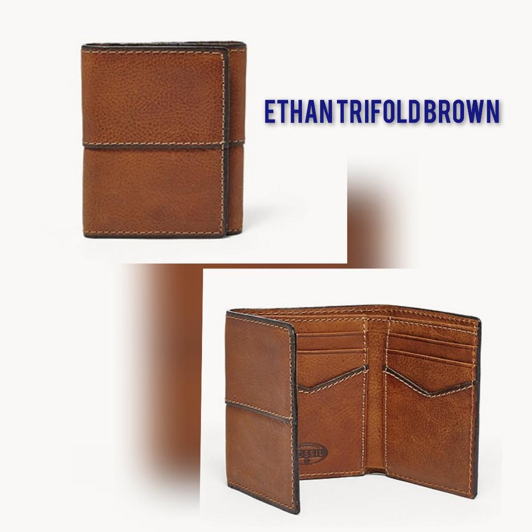 Fossil ethan trifold store