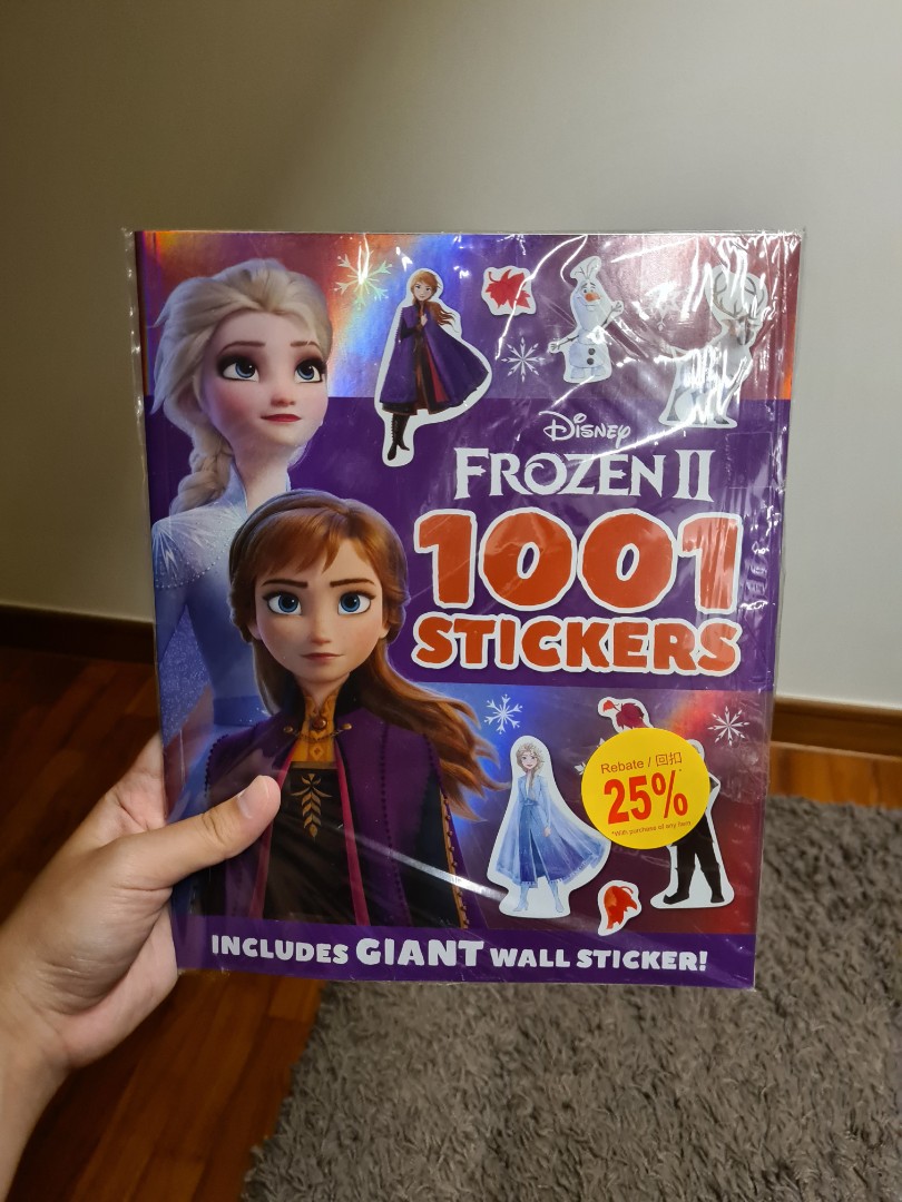Frozen Elsa Sticker Book (1001 Stickers), Hobbies & Toys ...
