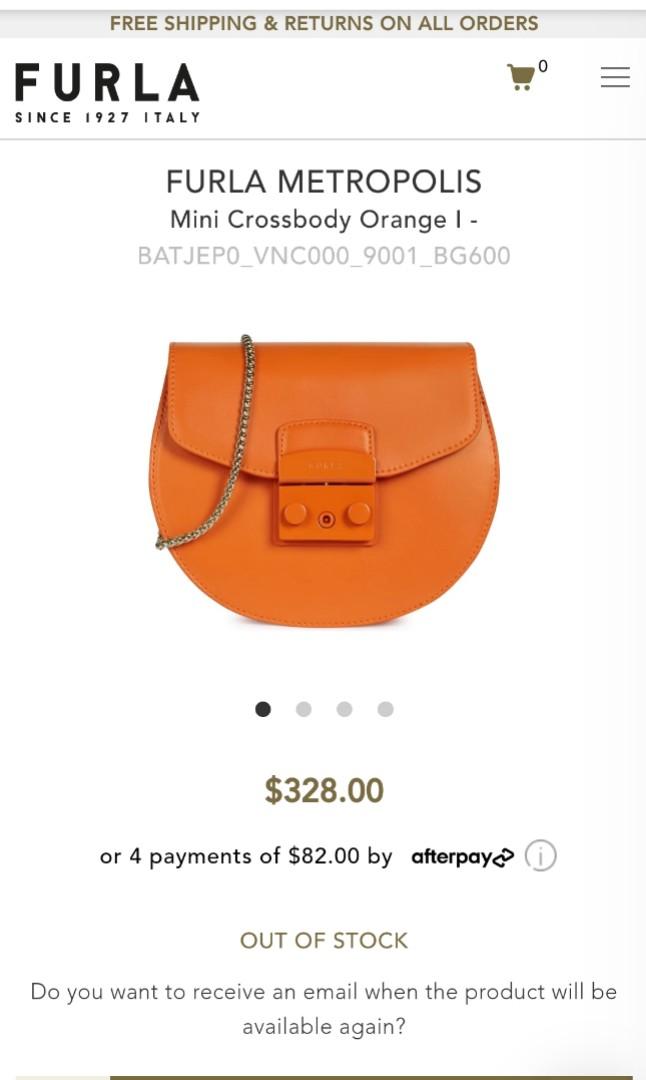Furla metropolis online mini orange