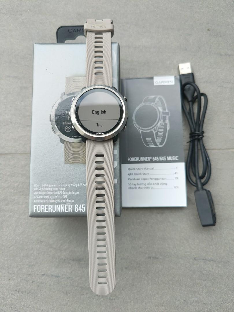 Garmin Forerunner 645 W O Music Mobile Phones Gadgets Wearables Smart Watches On Carousell