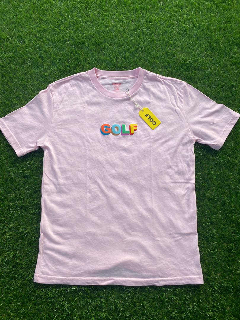 Golf Wang Pink Tee Men s Fashion Tops Sets Tshirts Polo