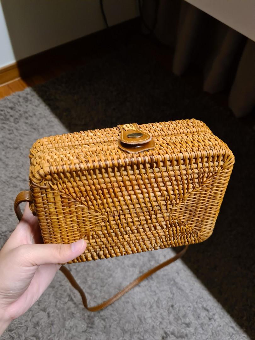 Rattan deals bag rectangle