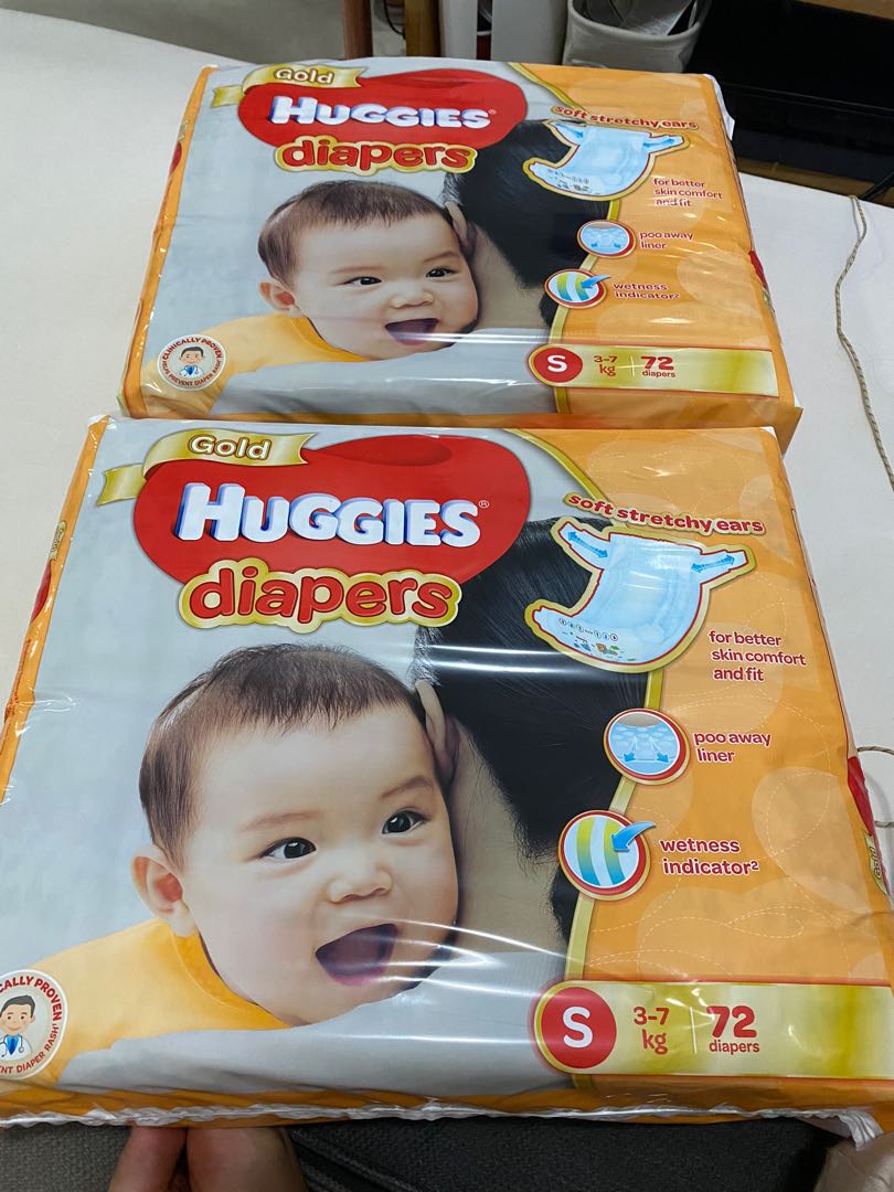 Huggies Gold Diapers S (37kg), Babies & Kids, Bathing & Changing