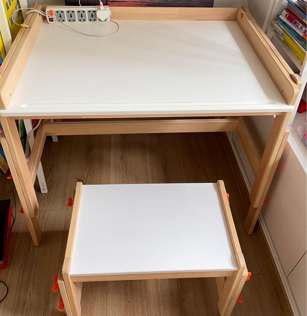 Ikea Children Desk Bench Babies Kids Baby Nursery Kids Furniture Kids Tables Chairs On Carousell