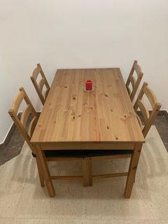 Dining Table And 2 Chairs Set Furniture Tables Chairs On Carousell