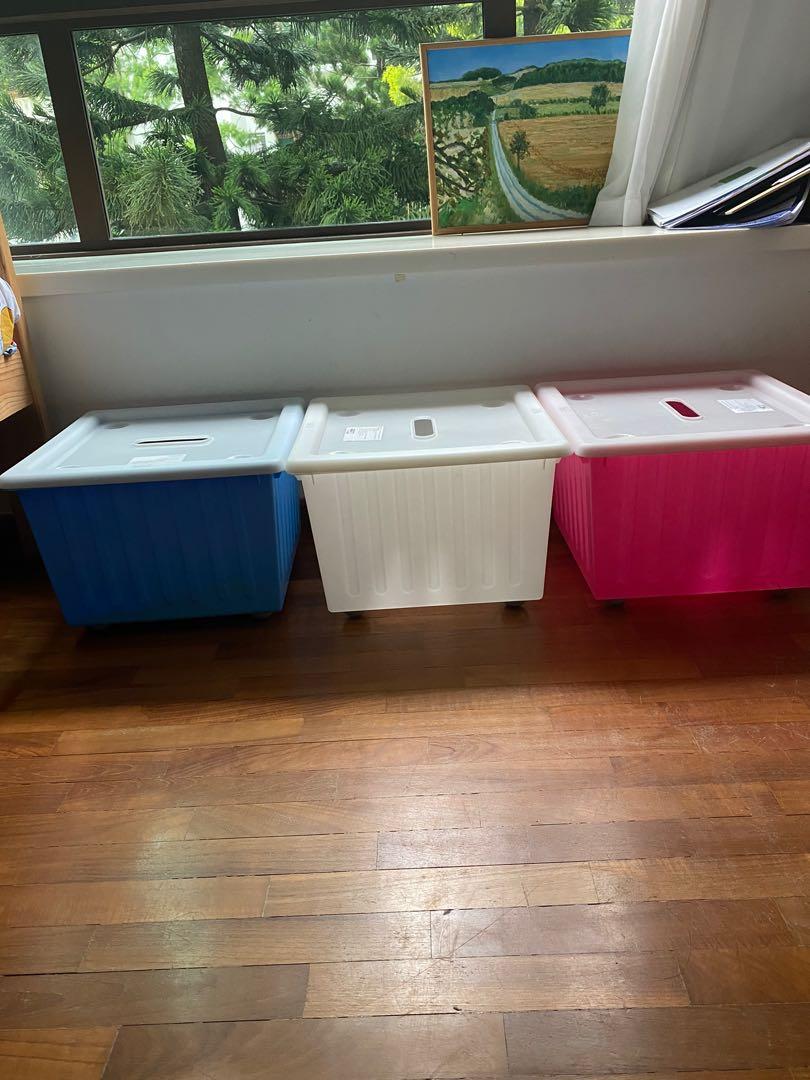 IKEA Storage Containers with lid, Furniture & Home Living, Home