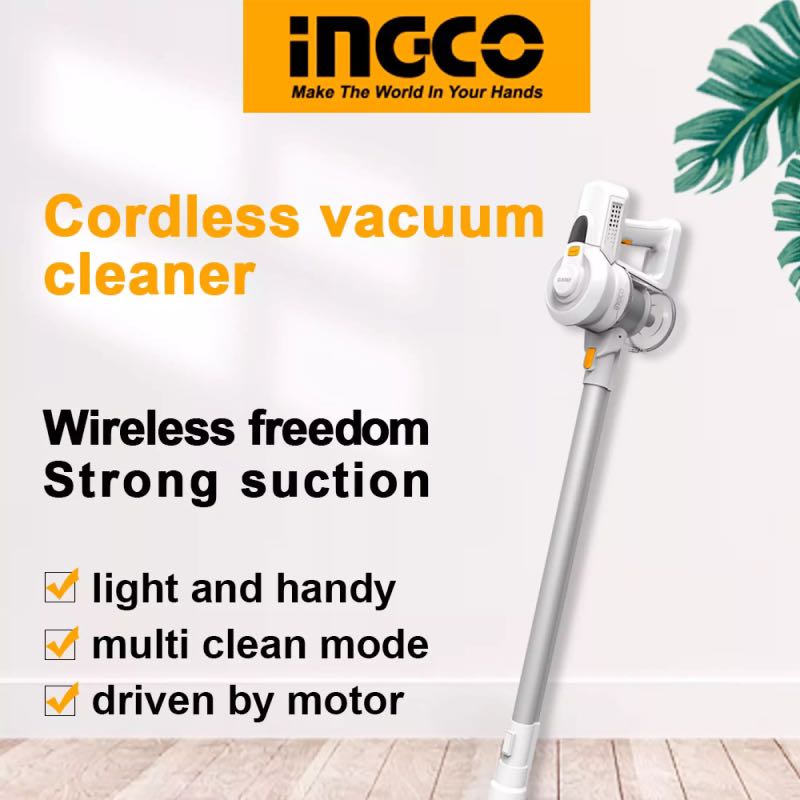 INGCO Cordless Vacuum Cleaner VCH22091, TV & Home Appliances, Vacuum