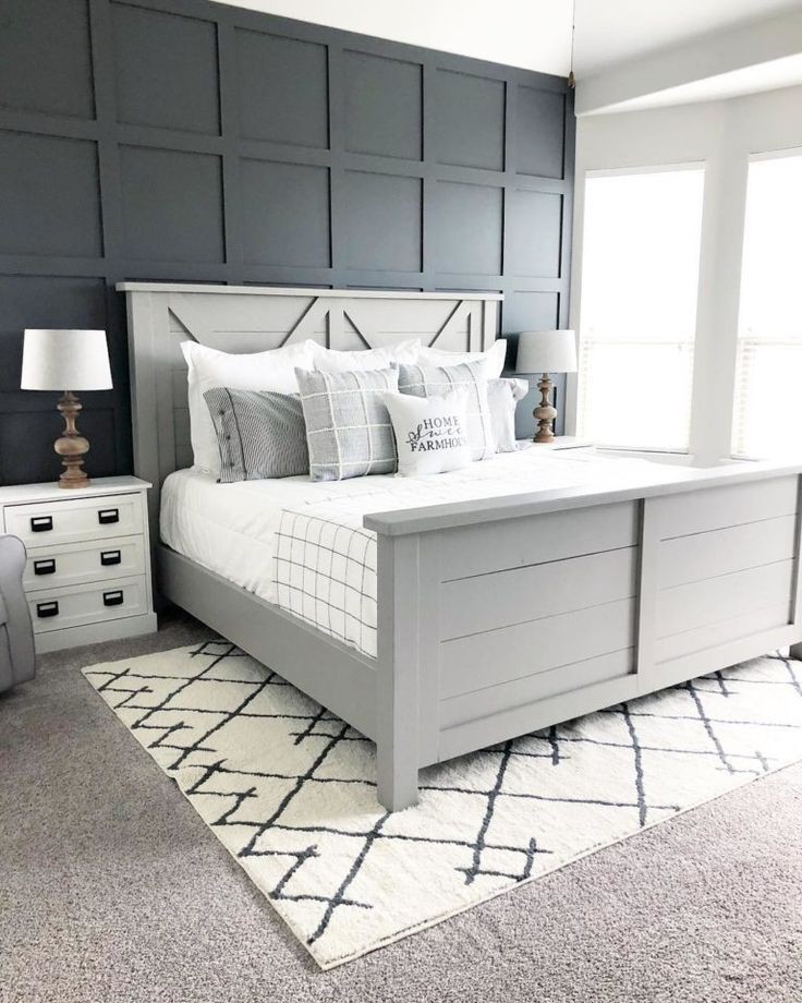 Mahogany King Size Farmhouse Bed Furniture Home Living Frames Mattresses On Carou Mahogany King Size Farmhouse Bed, King Size Farmhouse Bed