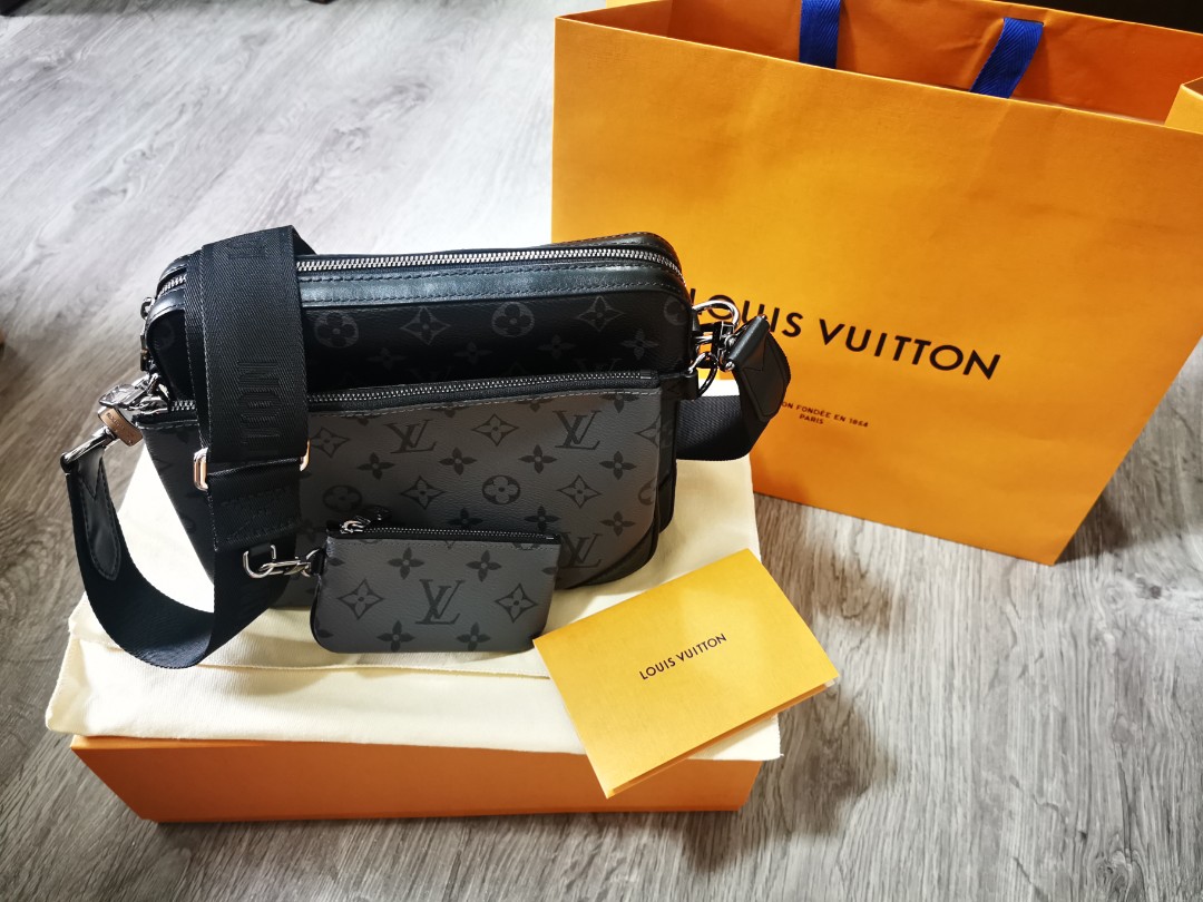 Authentic Louis Vuitton Ink Watercolor Trio Messenger Bag, Luxury, Bags &  Wallets on Carousell