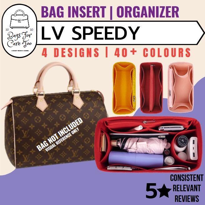 LV speedy 25 bag inserts bag organiser, Women's Fashion, Bags & Wallets