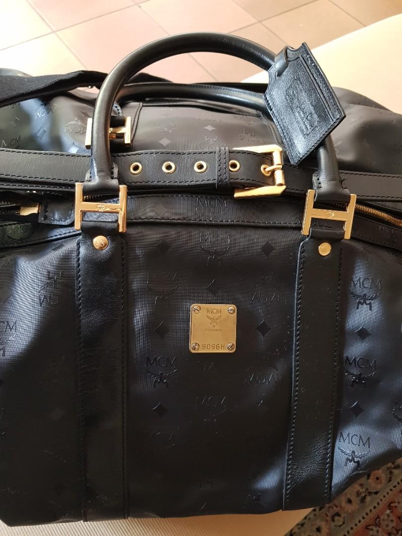 Mcm sales duffle bag