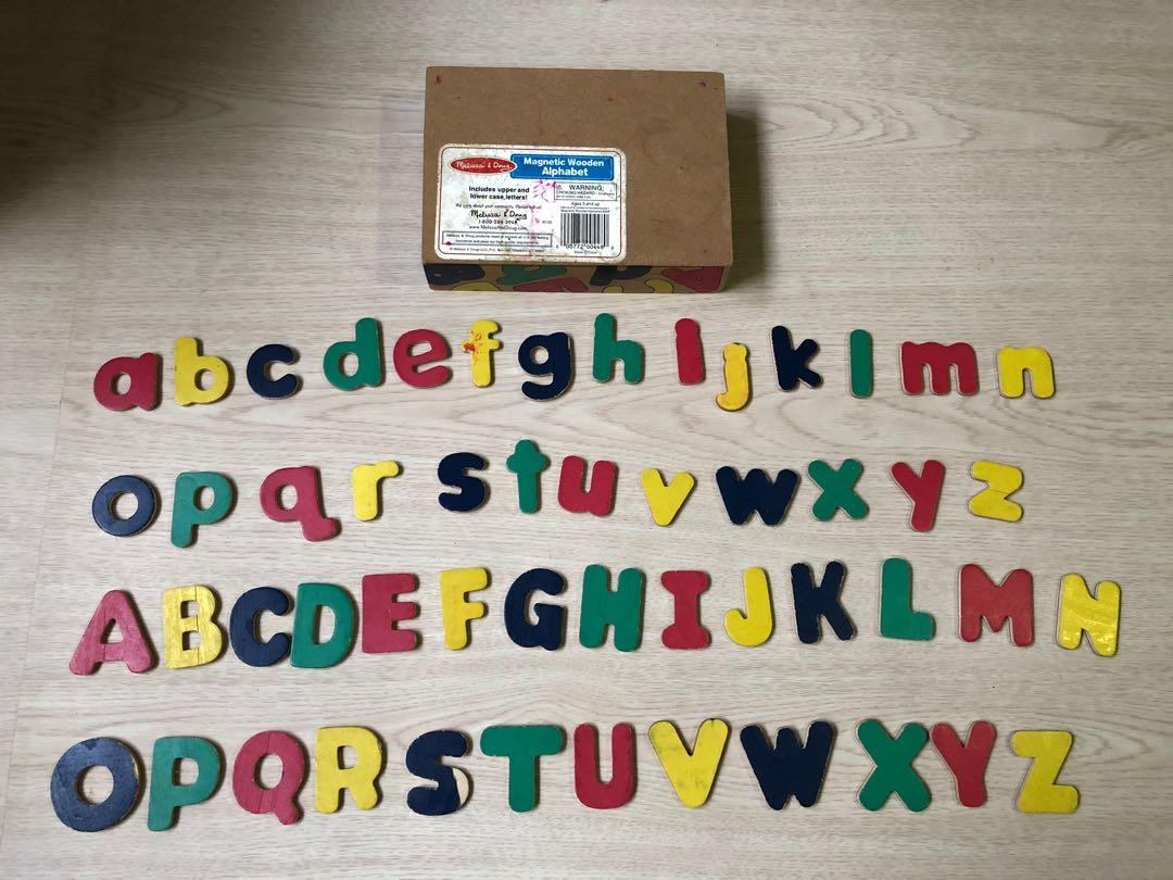 Wooden alphabet clearance magnets