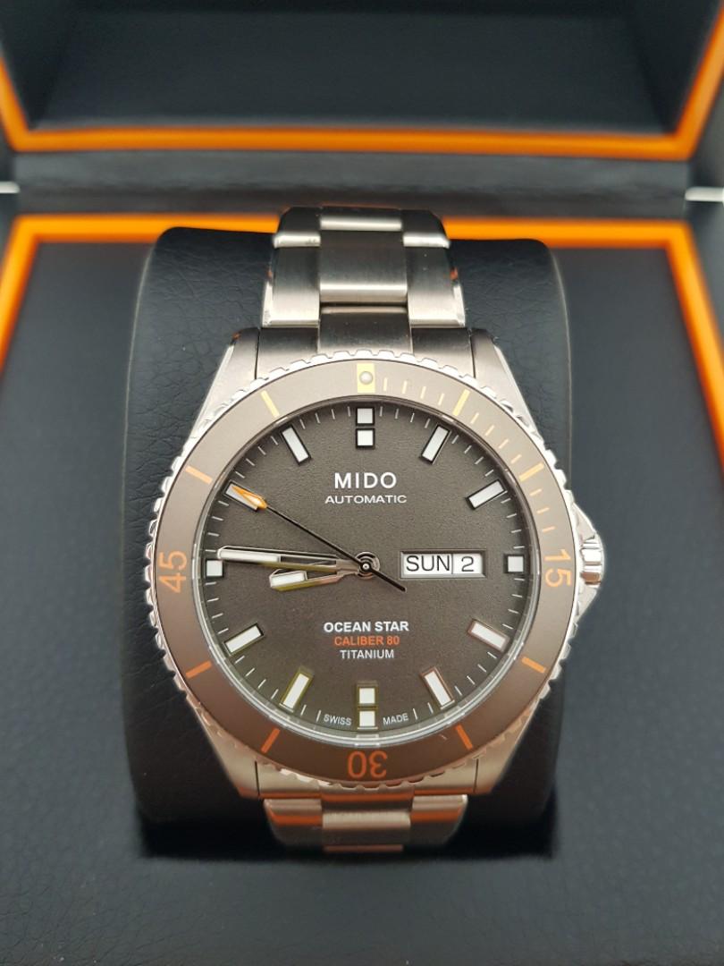 Mido ocean star captain shop v titanium