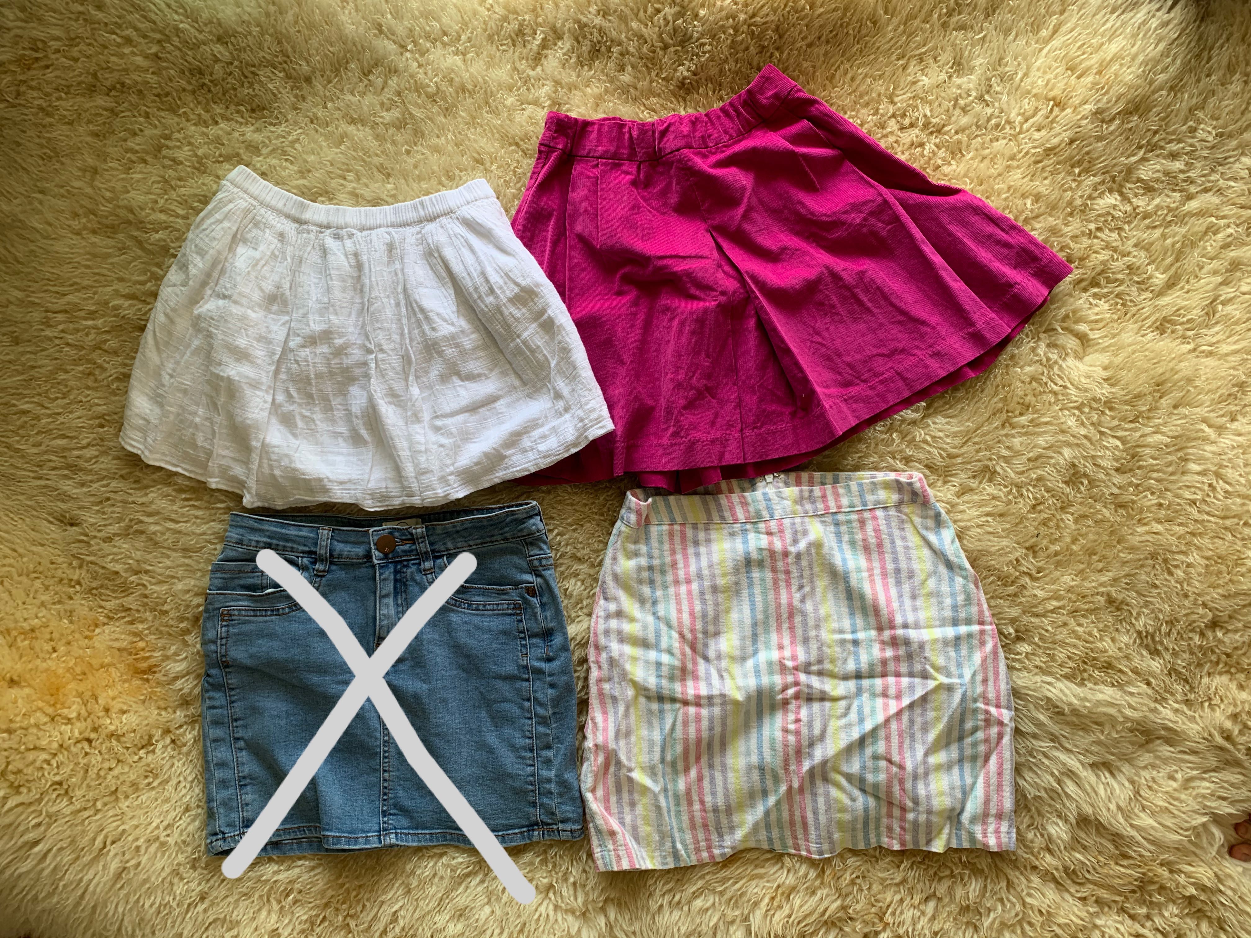 Mini skirt sale 2 GAP F21 COTTON ON Women s Fashion Bottoms