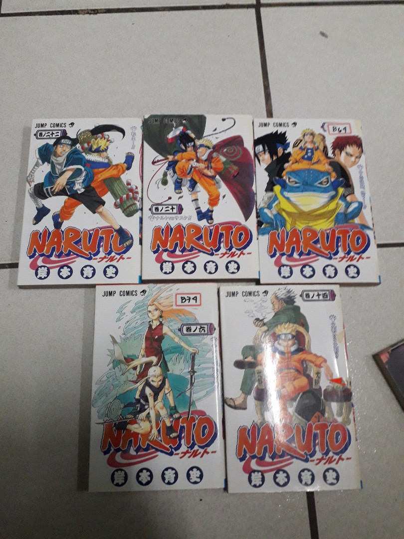 Naruto Raw Japanese Manga On Carousell